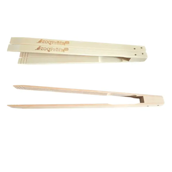 Zooprofi Grillzange Buche natur Länge 50cm