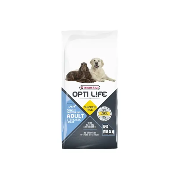Versele-Laga Opti Life Adult Light Hundefutter mit Huhn Medium & Maxi 12,5kg