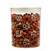 Trixie Leckerchendose 1,5l 12x17,5cm transpartent weiss