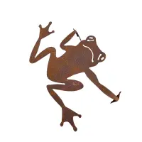 Rostdeko Frosch zum Anhängen