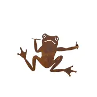 Rostdeko Frosch zum Anhängen