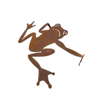 Rostdeko Frosch zum Anhängen