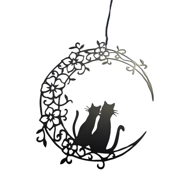 Gilde Hängedeko Mondkatzen schwarz