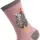 Wrendale Designs Socken mit Huhn altrosa grau