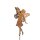 Rostdeko Fee mit aufgesetzten Flügeln auf Stecker