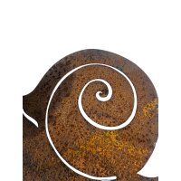 Rostdeko Schnecke Weinbergschnecke an Stecker 25x24,6