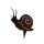 Rostdeko Schnecke Weinbergschnecke an Stecker 25x24,6