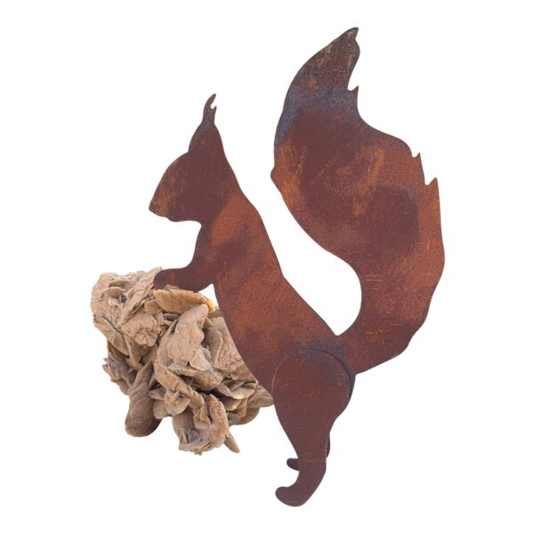 Rostdeko Eichhörnchen Topfgucker(für Topf ca 15cm)