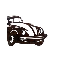 Rostdeko Wandbild wie VW Käfer