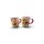 Weihnachtsbecher Pony Pferd 2er Set aus Porzellan - 9 cm