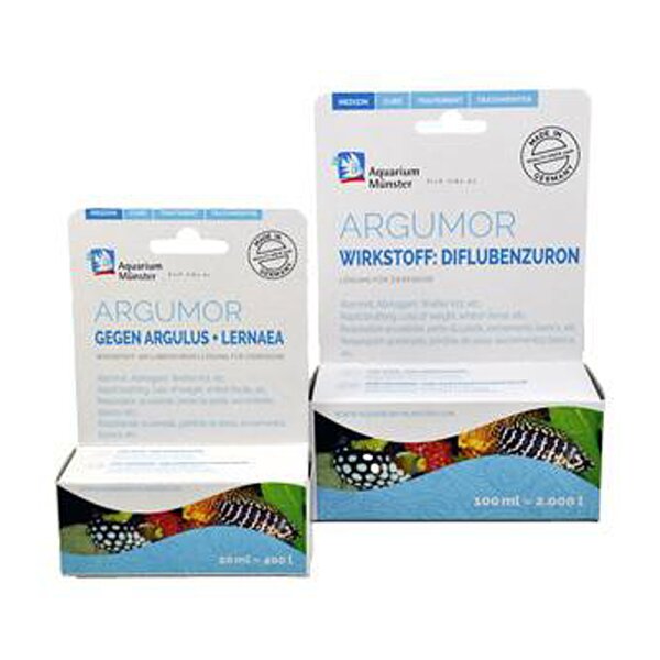 Aquarium Münster Argumor 20ml gegen Kiemenwürmer, Karpfenläuse und verschiedene Wurmarten