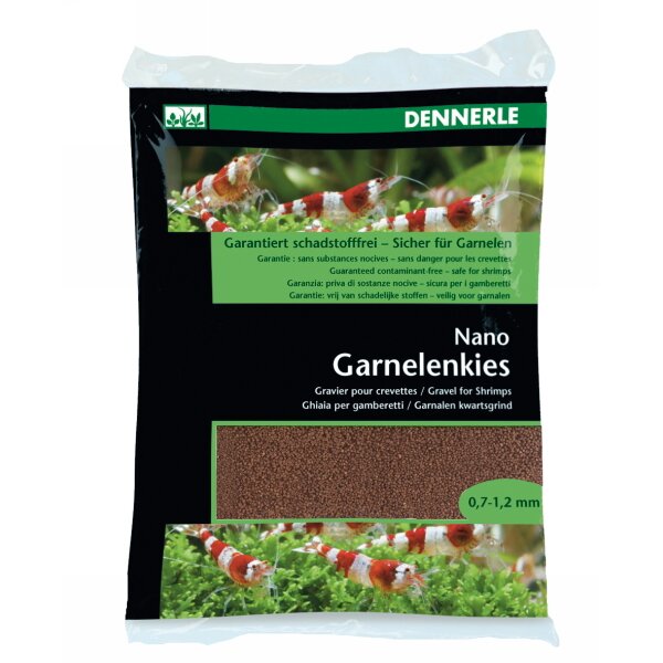 Dennerle Nano Garnelenkies Borneo braun 2kg