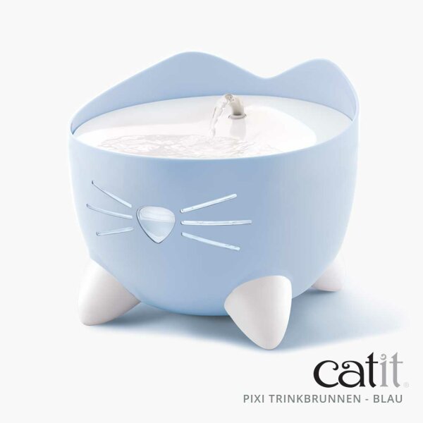 Catit PIXI Trinkbrunnen Blau 2,5 Liter