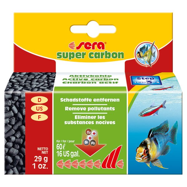 sera Super Carbon Aktivkohle 29g