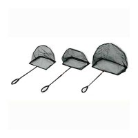 Marina Fangnetz Kescher 12,5 cm breit langer Stiel Farbe...