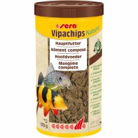 sera Vipachips Nature    250 ml - Futterspezialität für alle Bodenfische mit Insektenmehl
