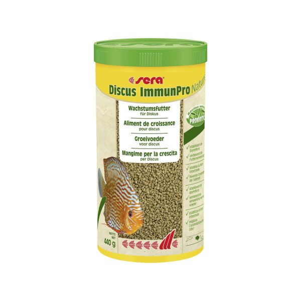 sera Discus ImmunPro Nature 1000ml Wachstumsfutter f?r Diskus