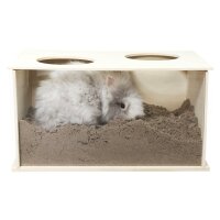 Trixie Buddelkiste für Kaninchen und Kleinnager mit zwei Eingängen
