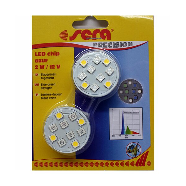 sera LED chip azur 2 W 12 V