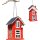 Vogelfutterhaus in Rot zum aufhängen !! Sonderpreis !!