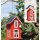 Vogelfutterhaus in Rot zum aufhängen !! Sonderpreis !!