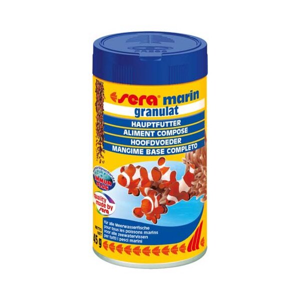 sera marin granulat 100 ml Granulatfutter für alle Meerwasserfische