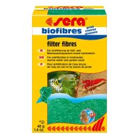 sera biofibres grob 40g gr?ne Filterwolle