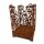 Rostdeko - Feuerkorb / Lichtkorb edel und filigran Giulietta 24,5x24,5cm H38,5