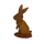 Rostdeko Hase küssend Ohren aufgerichtet auf Platte H 25cm