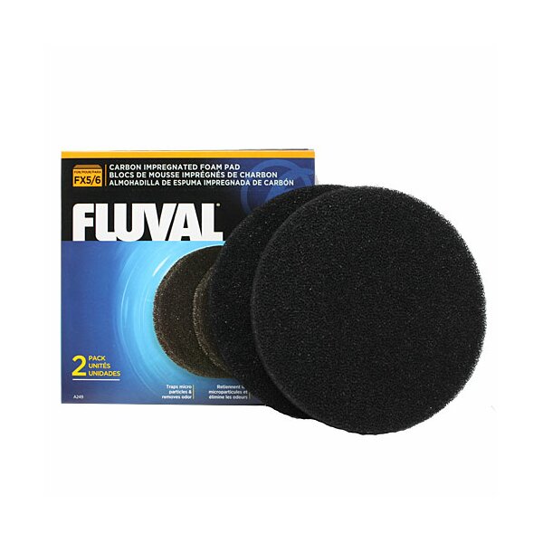 Fluval Aktivkohlefilterpads für FX4 und FX5 und FX6