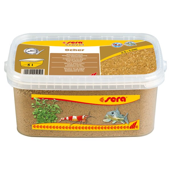 sera Gravel Ocher Farbkies 3L 0 - 2 mm