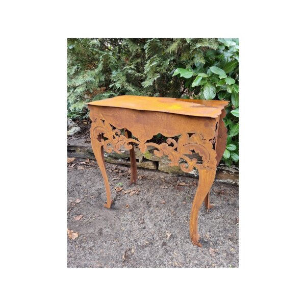 Rostdeko Barock Tisch Hoch H97cm B71cm T40cm