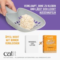 Catit Go Natural Klumpendes Katzenstreu aus Erbsenhülsen Lavendel Duft 2x7 Liter
