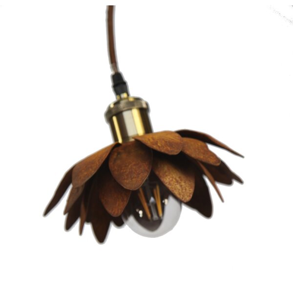 Rostdeko Seerosen Lampenschirm 3-lagig D ungebogen 22cm