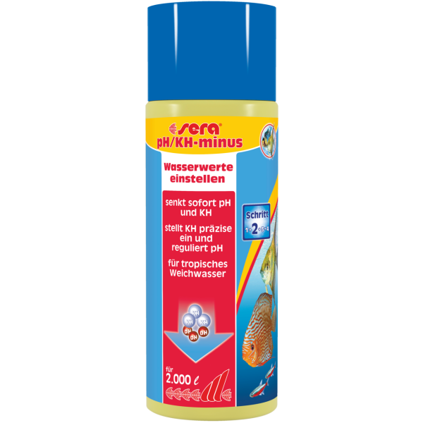 sera pH/KH-minus 500ml f?r sichere Absenkung des pH-Werts