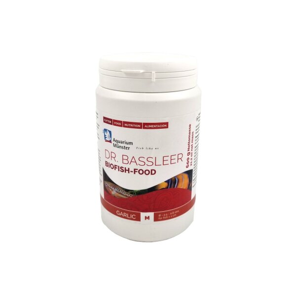 Aquarium Münster Dr. Bassleer Biofish Food Garlic M 600g