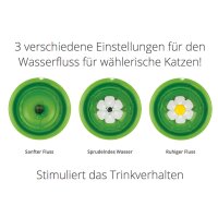 Catit Senses 2.0 Flower Fountain Blumentrinkbrunnen für Katzen