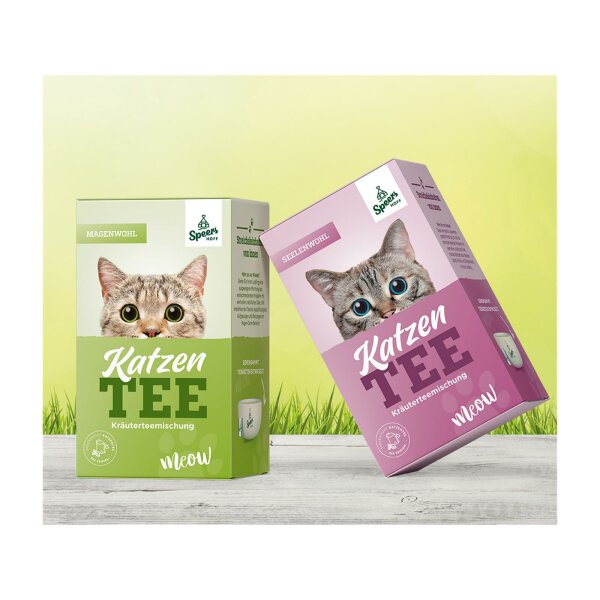 Speers Hoff 2 Sorten Katzentee Tee für Tiere Katzen Kitten Kater - Mehr als nur Wasser!