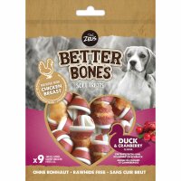 Zeus Better Bones mit Entenfleisch umwickelte Knochen mit...