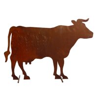 Rostdeko - Kuh seitlich stehend, Bauernhof Tiere...