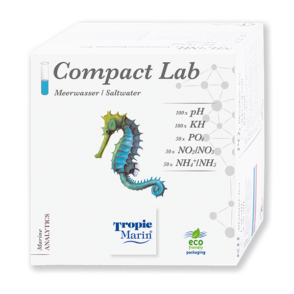 Tropic Marin® Compact Lab (Testset) enthält pH, KH, PO4, NO2, NO3, NH3,NH4