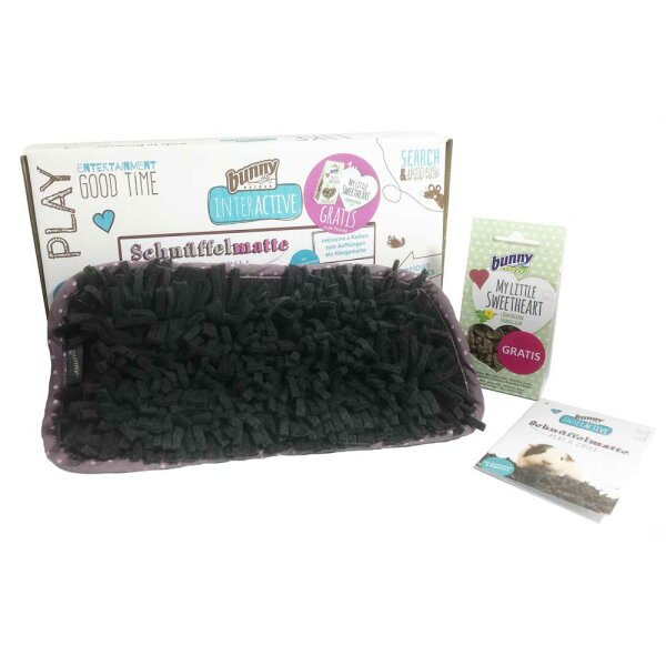 Bunny Schnüffelmatte Filz play und chill Farbe grau