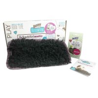 Bunny Schnüffelmatte Filz play und chill Farbe grau